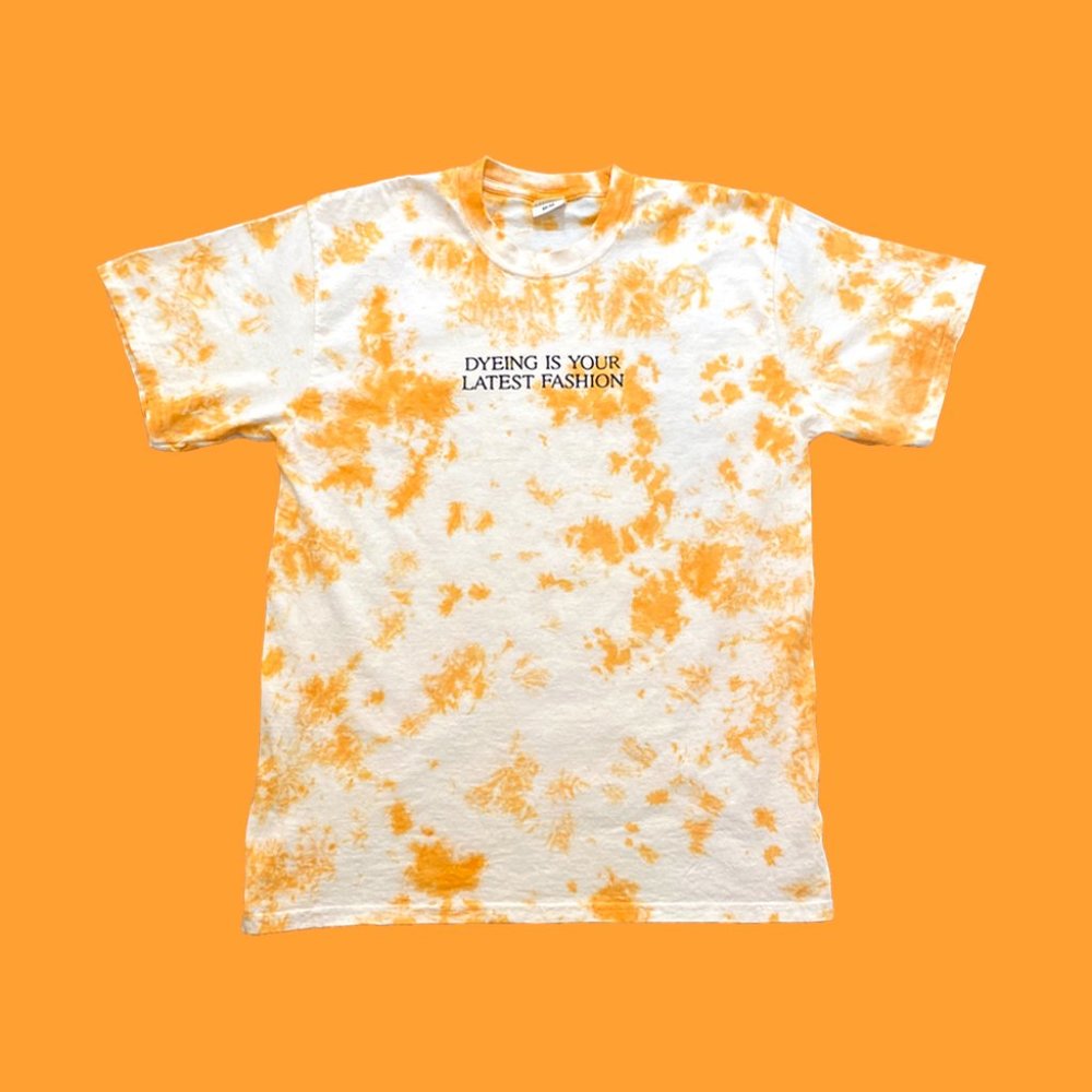 Dyeing Is Your Latest Fashion - Sunshine Orange Tie Dye T-Shirt